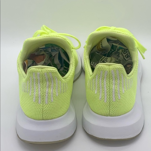 Adidas Mens Swift Run “ Hi-Res Yellow” - Picture 2 of 8